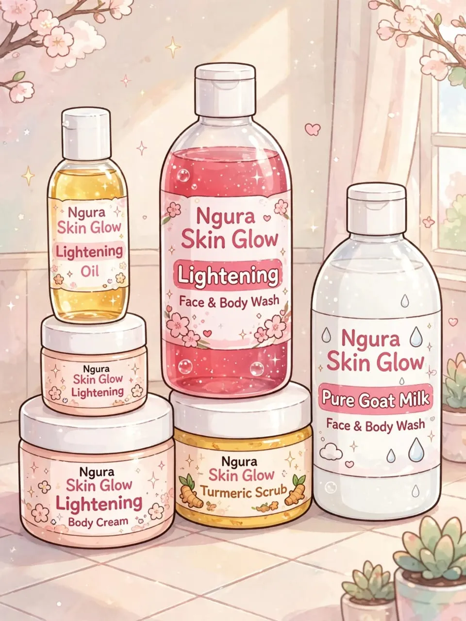 Ngura Skin Glow skincare collection